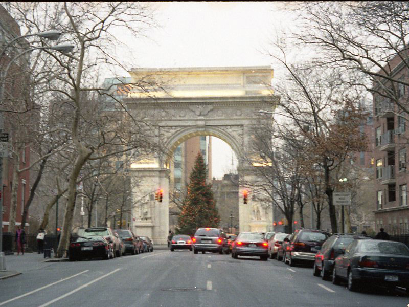 Like a portal to a timeless era, Washington Square arch serves as the gateway to Greenwich Village.