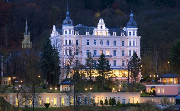 The Bristol-Palace Hotel in the spa town of Karlovy-Vary, Czech Republic, served as an inspiration for the setting of Anderson's latest film.