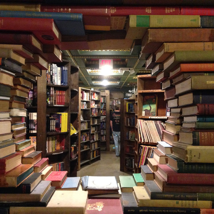 You could easily lose yourself in The Last Bookstore's Labyrinth.