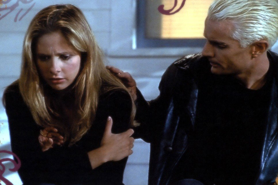 Buffy and Spike. Fangs for the memories.