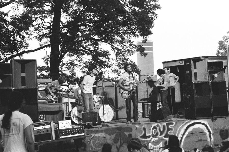 Claude Jones played for free under the stars at Fort Reno Park in 1970.